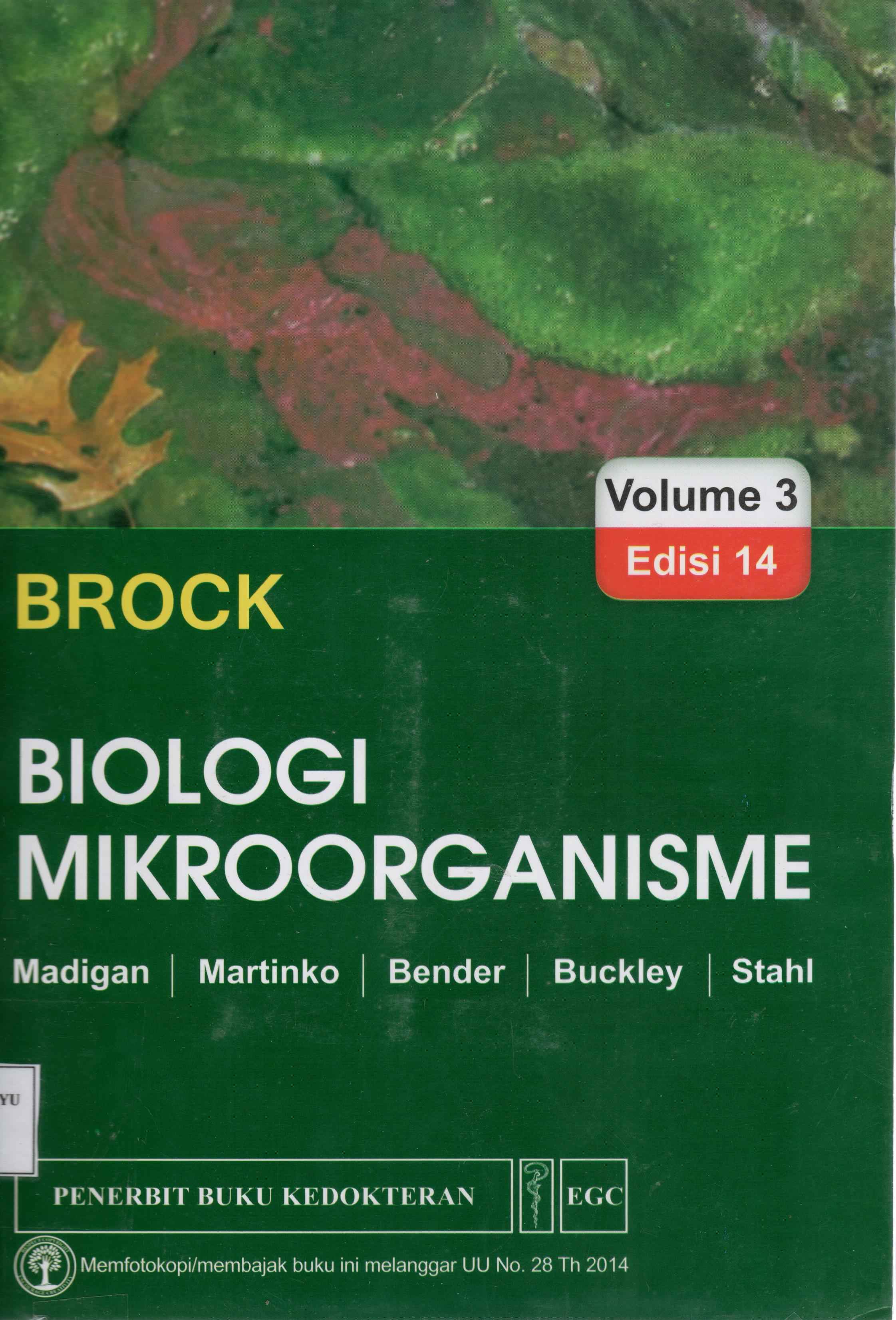 Brock Biologi Mikroorganisme Volume 3, ED.14