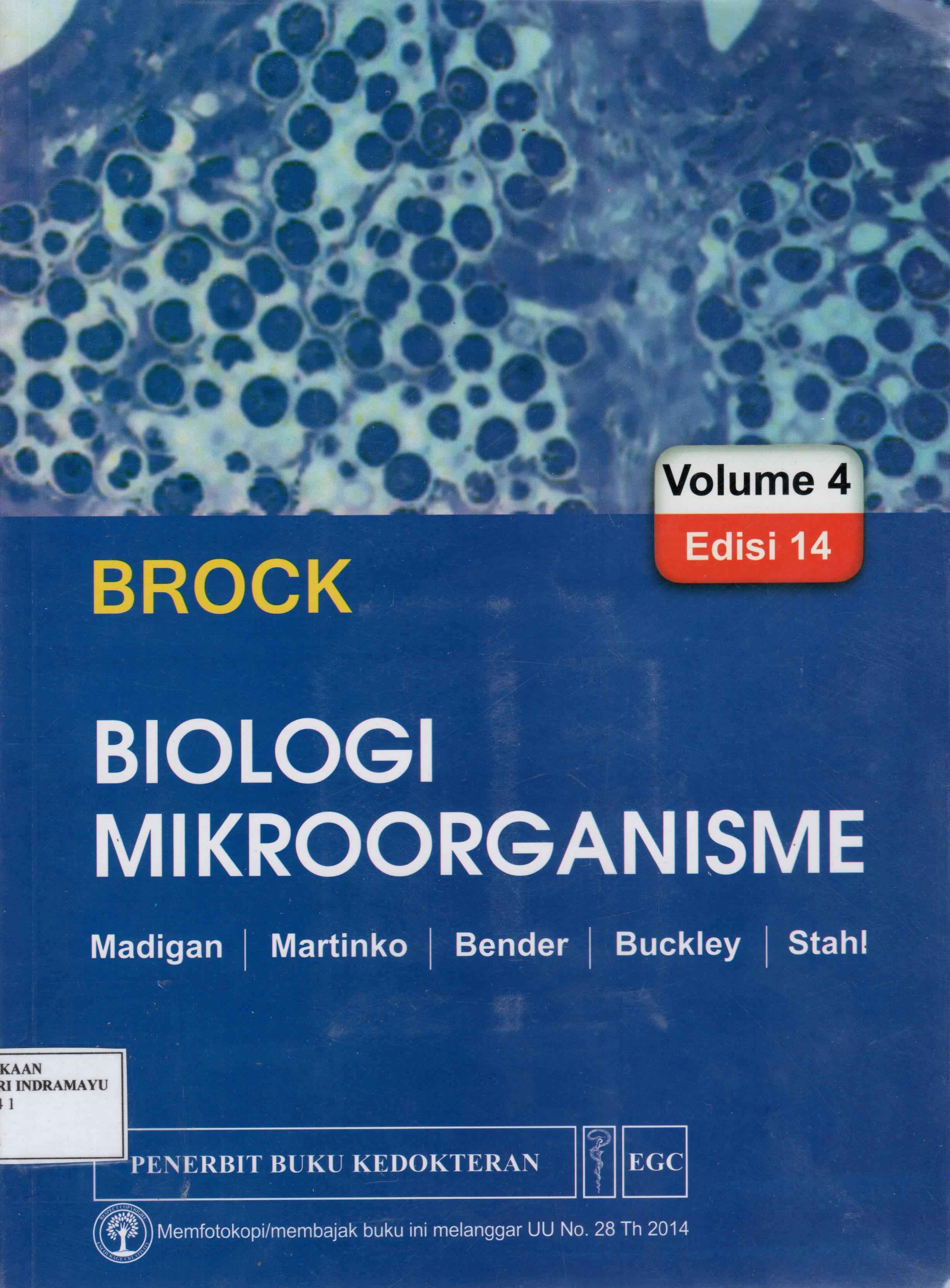 Brock Biologi Mikroorganisme Volume 4 ED.14