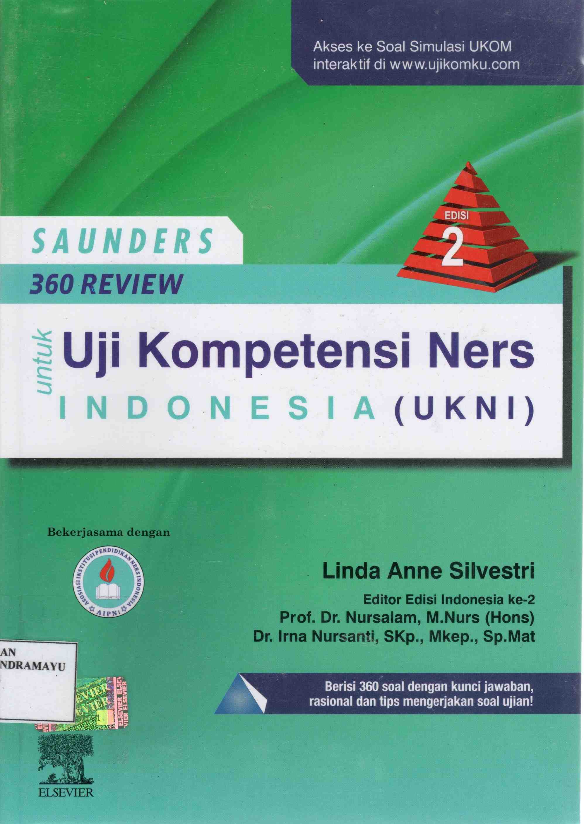 Image of Saunders 360 Review untuk Uji Kompetensi Ners Indonesia (UKNI) ED.2