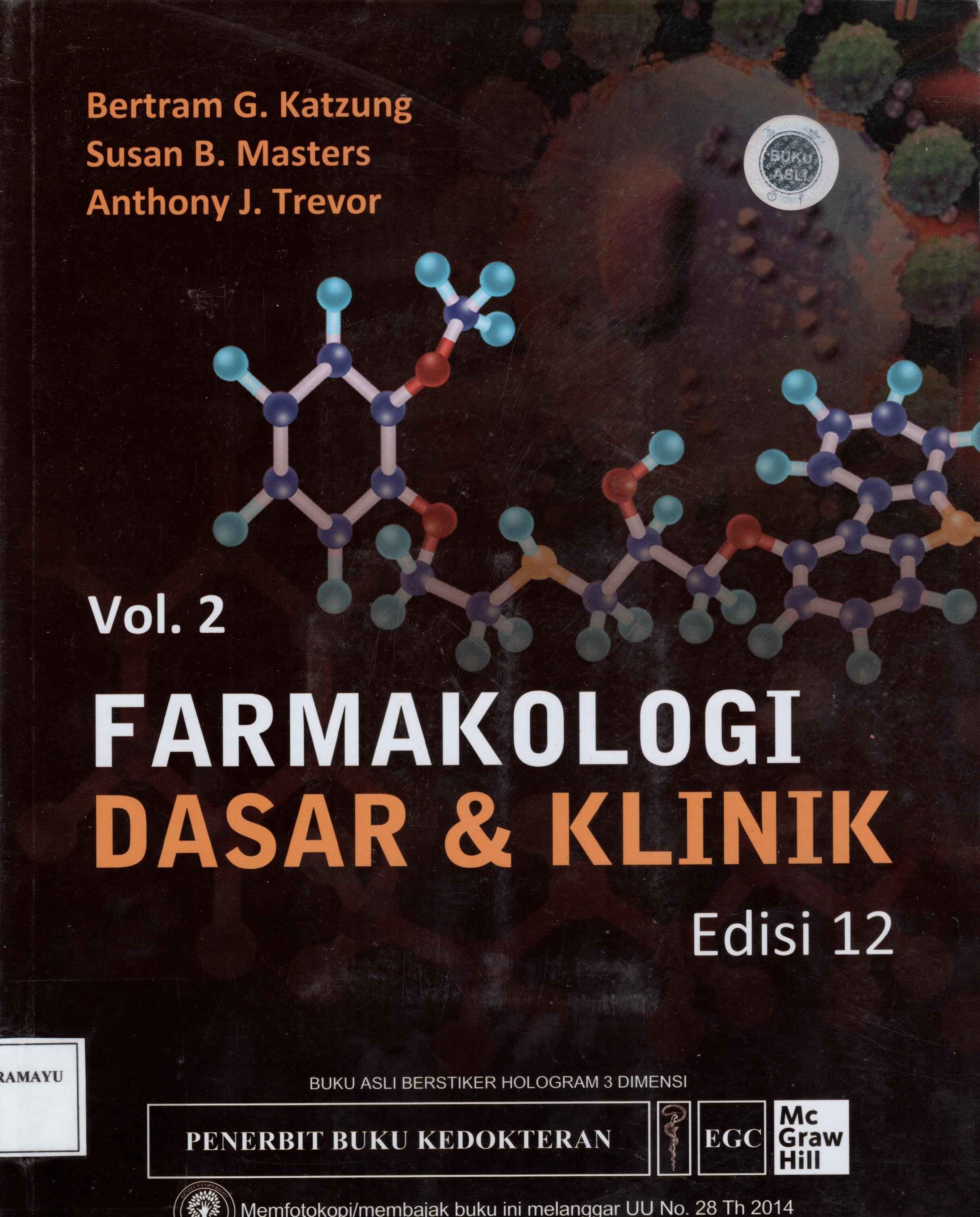 Image of Farmakologi Dasar & Klinik Vol 2 ED.12