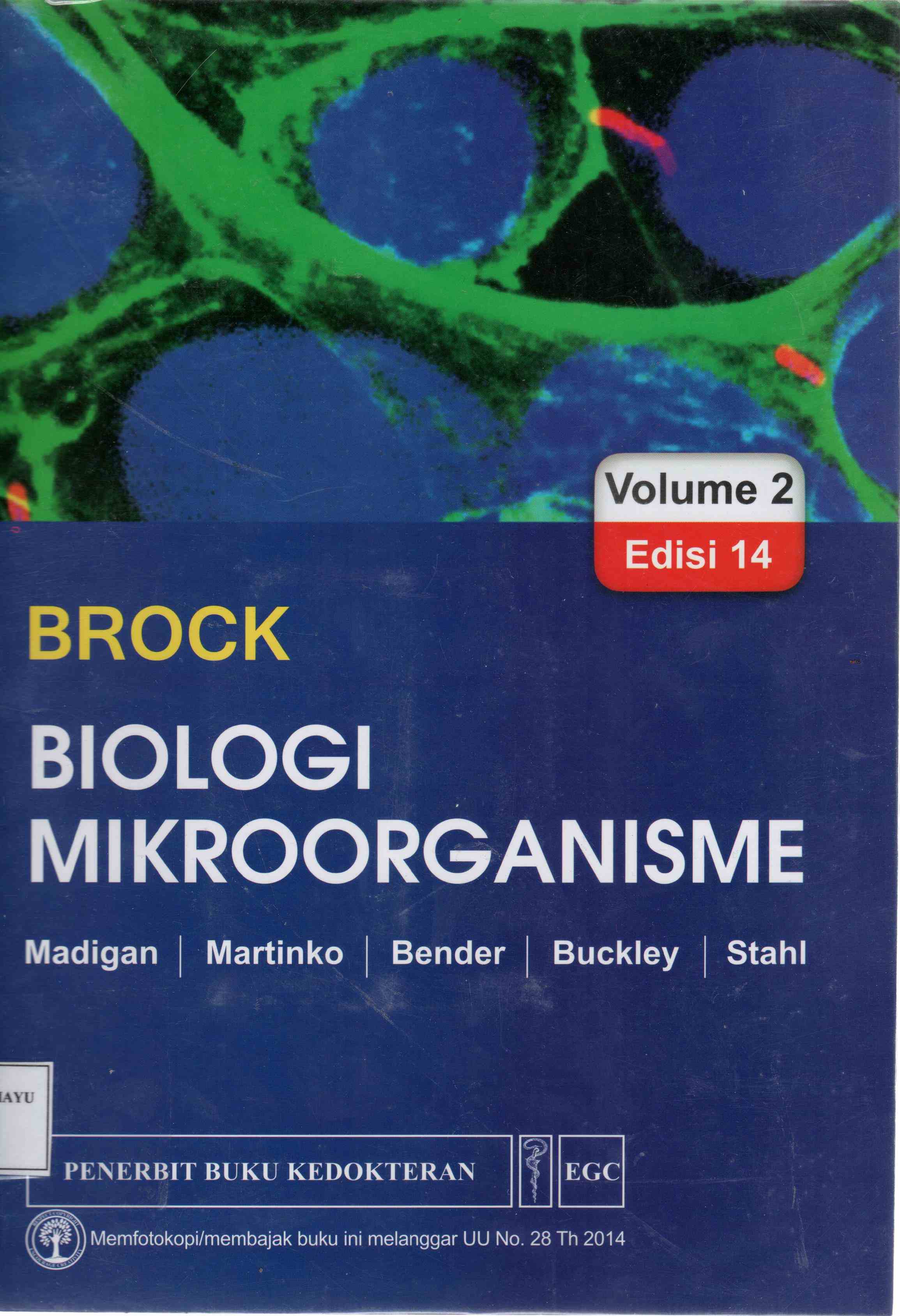 Image of Brock Biologi Mikroorganisme Volume 2, ED.14