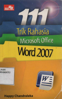 111 Trik Rahasia Microsoft Office Word 2007