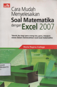 Cara Mudah Menyelesaikan Soal Matematika dengan Excel 2007