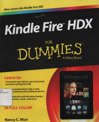 Kindle Fire Hdx For Dummies A Wiley Brand