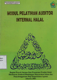 Modul Pelatihan Auditor Internal Halal