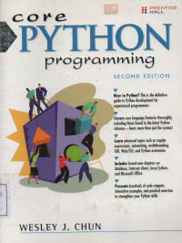 Core Python Programming Second Edition