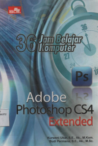 36 jam  Belajar Komputer Adobe Photoshop CS4 Extended