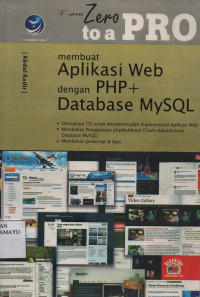 From Zero to a pro membuat Aplikasi Web dengan PHP+ Database MySQL