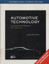 Automotive Technology : A Systems Approach 5th Edition