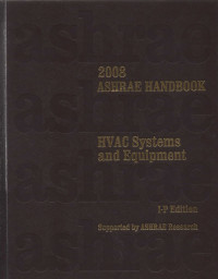 2008 Ashrae Handbook : HVAC Systemsand Equipment