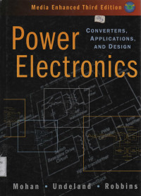 Power Electronics : Converters,Applications,  and Design