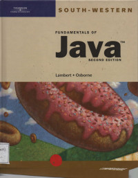 Fundamentals Of Java Second Edition