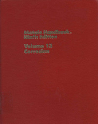 Metals Handbook Ninth Edition Volume 13 Corrosion