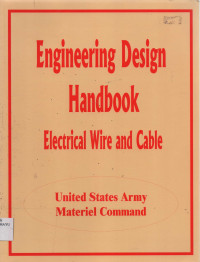 Engineering Design Hnadbook Electrical Wire and Cable