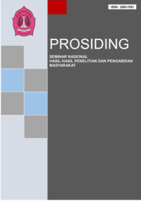 Prosiding  : Seminar Nasional Hasil-Hasil Penelitian  dan Pengabdian Masyarakat