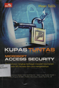 Kupas Tuntas Microsoft Access Security