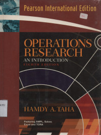 Operations Research : An Introduction ed.8