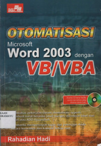 Otomatisasi Microsoft Word 2003 dengan VB/VBA