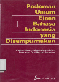 Pedoman Umum Ejaan Bahasa Indonesia yang disempurnakan