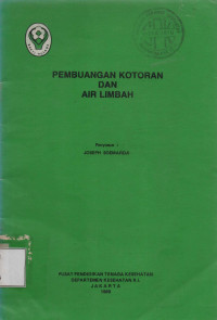 Pembuangan Kotoran dan Air Limbah