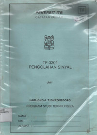 TF-3201 Pengolahan Sinyal