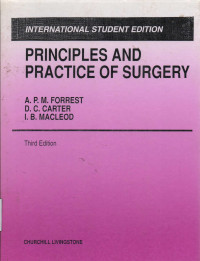 Principles And Practice of Surgery Third Edition