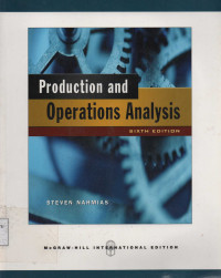 Production and Operations Analysis Sixth Edition