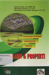 Penilaian Properti : Tinjauan Konsep, Prosedur, Teknik