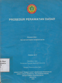 Prosedur Perawatan Dasar cetakan V