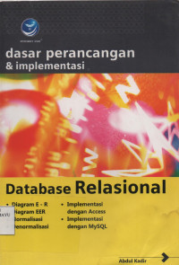 Dasar Perancangan dan Implementasi Database Relasional