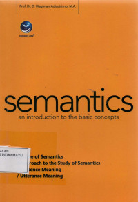 Semantics An Introduction to the basic concepts