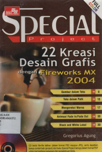 Special Project: 22 kreasi Desain Grafis dengan fireworks MX 2004