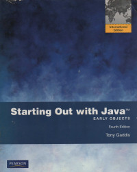 Starting Out With Java Early Objects Fourth Edition