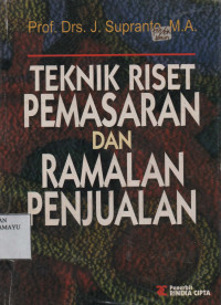 Teknik Riset Pemasaran Dan Ramalan Penjualan