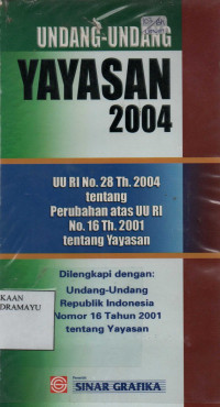 Undang-Undang Yayasan 2004