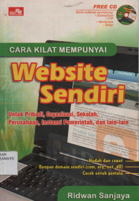 Cara Kilat Mempunyai Website Sendiri