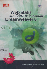 Web Statis dan Dinamis dengan Dreamweaver 8